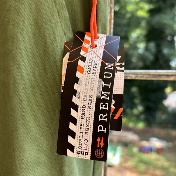 NWT RGSTR Olive Green Elastic Drawstring Waist Jogger Pants Khaki Joggers M - Picture 4 of 16